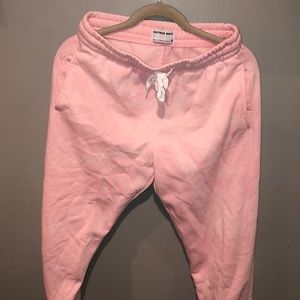 bleach died light pink joggers❤️